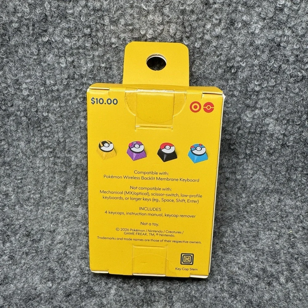 Pokemon x Target Pokeball Keycaps | Limited Edition NEW SEALED NIB